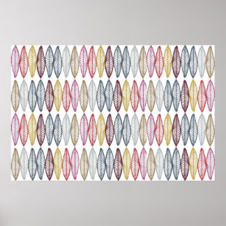 Póster Feathers marroquíes