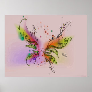 Póster Features Artwork by BoZo