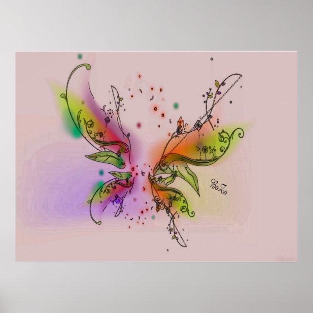 Póster Features Artwork by BoZo (Frente)