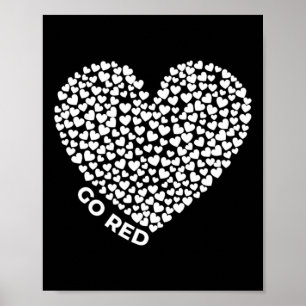 Póster Febrero Mes de la Salud del Corazón Estadounidense
