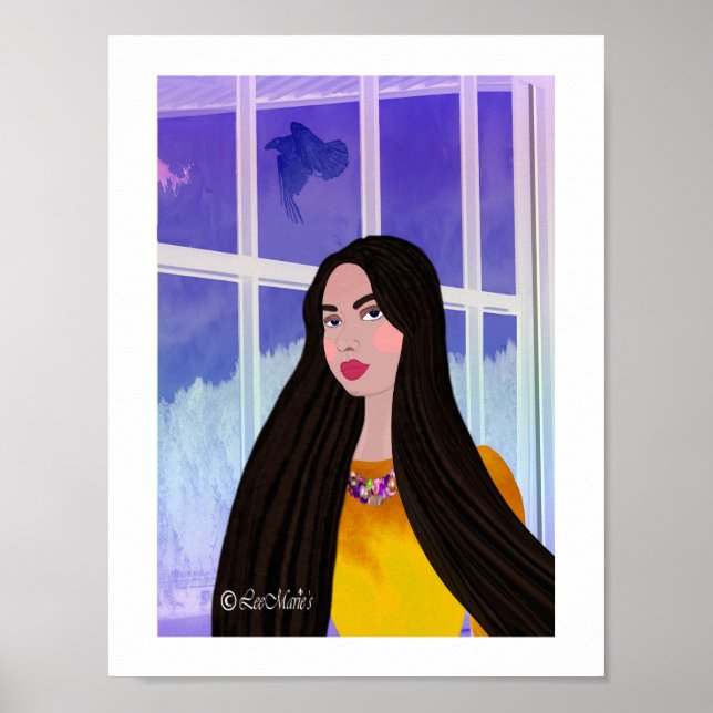 Póster Fecha noche Poster de Diseño Creativo de LeeMarie (Frente)