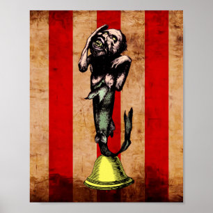 Póster Feejee Mermaid