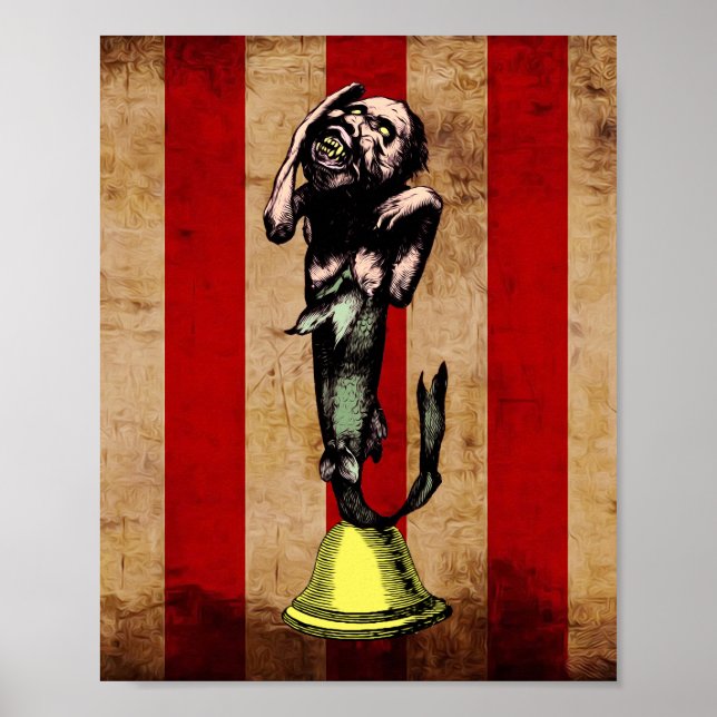 Póster Feejee Mermaid (Frente)