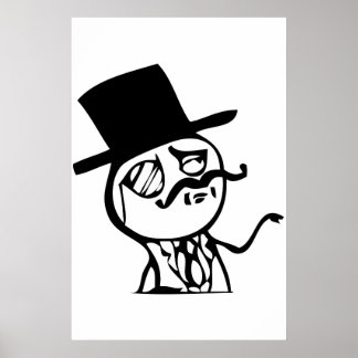 Póster Feel Like a Sir meme cómic