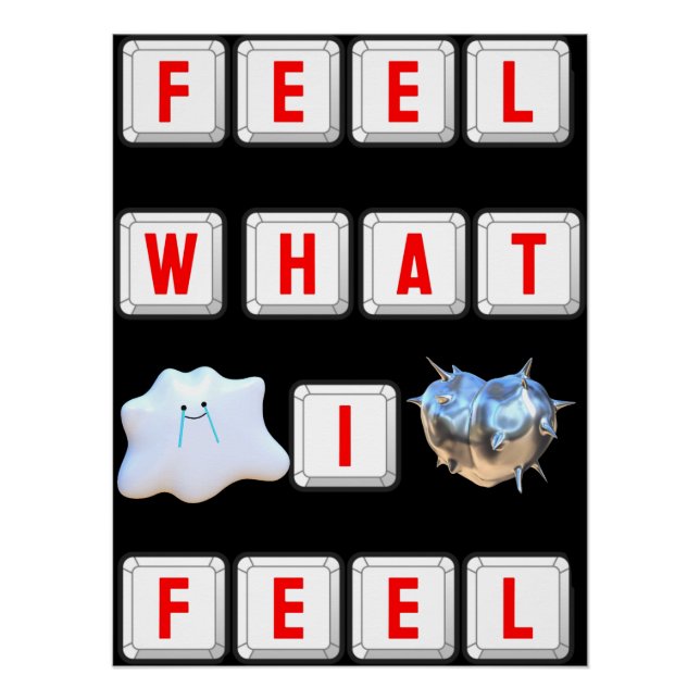 Póster Feel What I Feel (Anverso)
