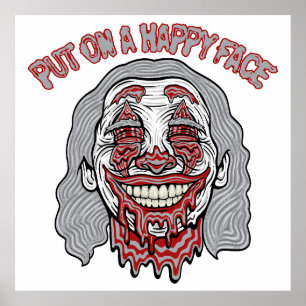 Póster Felices caras de Villain
