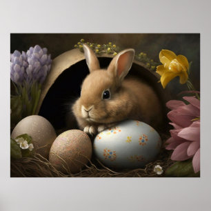 Póster Felices deseos de Pascua