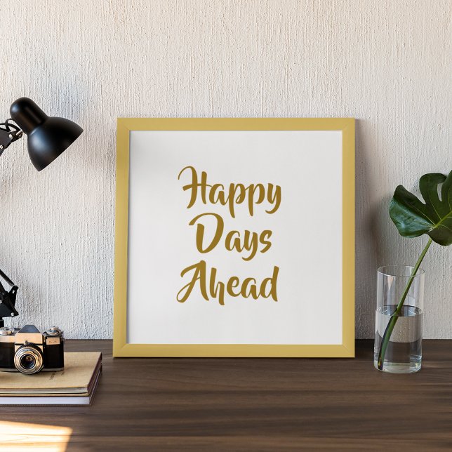 Póster Felices Días Por Delante (Happy Days Ahead)