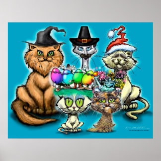 Póster Felices Fiestas