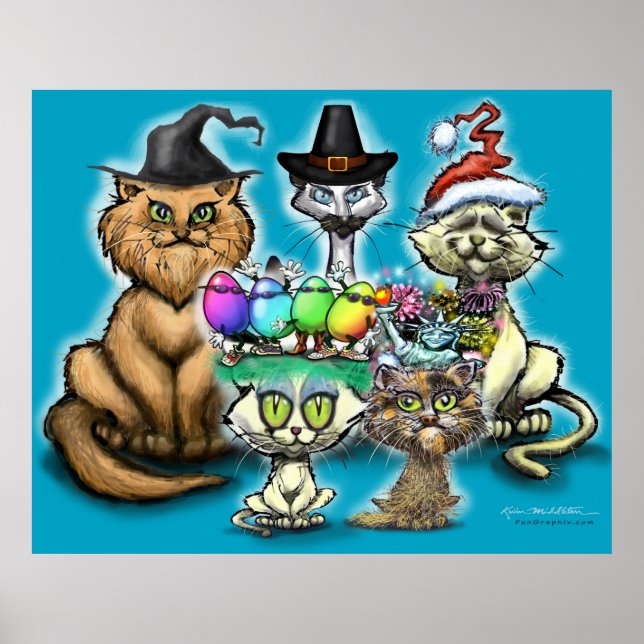 Póster Felices Fiestas (Frente)