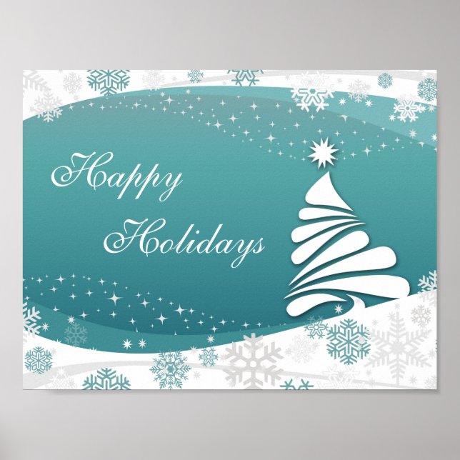 Póster Felices Fiestas (Frente)