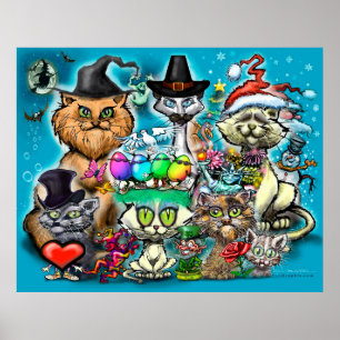 Póster Felices Fiestas