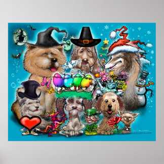 Póster Felices Fiestas