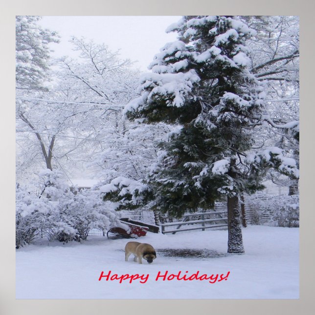 Póster ¡Felices fiestas!.. (Frente)