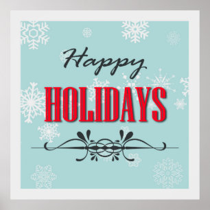 Póster Felices Fiestas