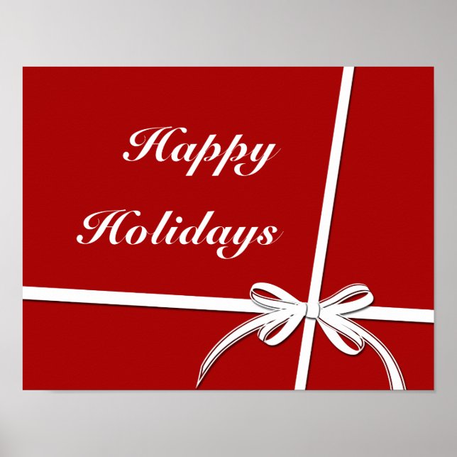 Póster Felices Fiestas (Frente)