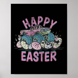 Póster Felices Huevos De Pascua Para Niños
