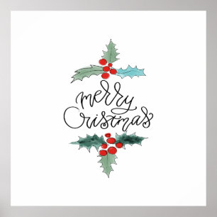 Póster Felices Navidad