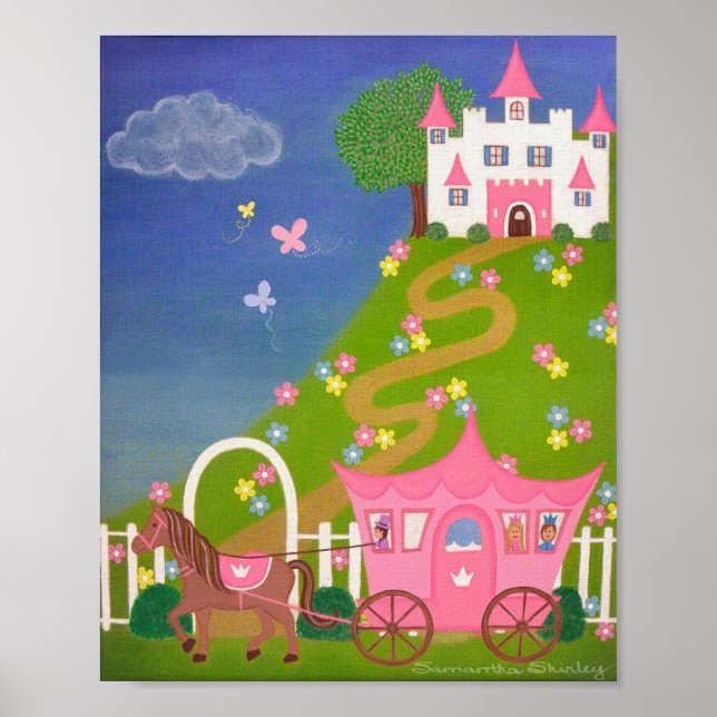 Póster Felices para Siempre - Castillo de Princesa 8x10 A (Frente)
