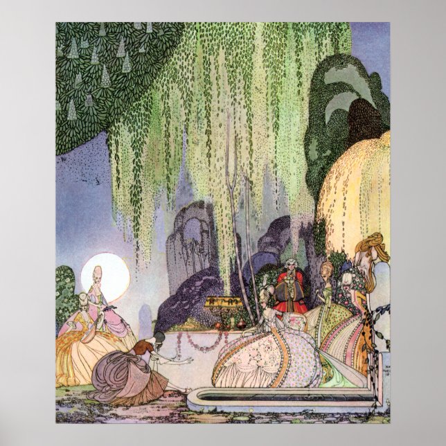 Póster Felicia, Art Nouveau de Kay Nielsen (Frente)