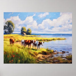 Póster Felicidad Báltica Bodden Paz Serena en medio de la