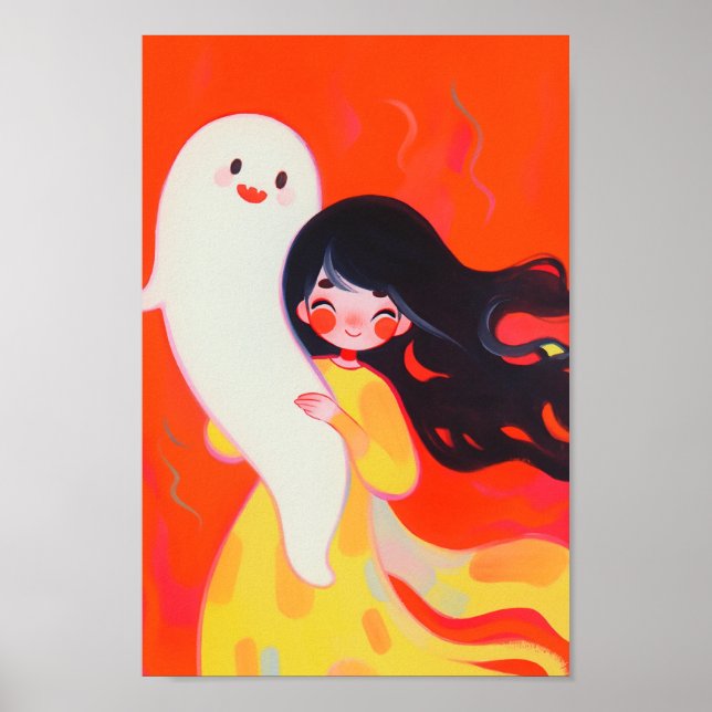 Póster Felicidad Pequeño Fantasma (Frente)