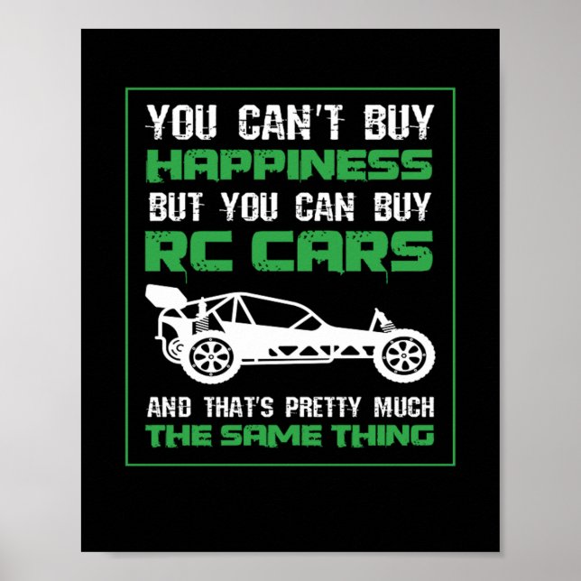 Póster Felicidad RC Carros Igual (Frente)