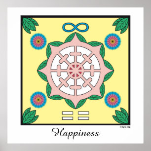 Póster Felicidad/Ser feliz