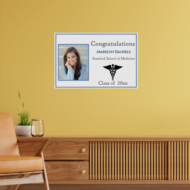 Póster Felicidades Facultad de Medicina (Salón 2)