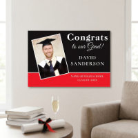 Felicidades Imprimibles Graduado Foto Nombre Negro