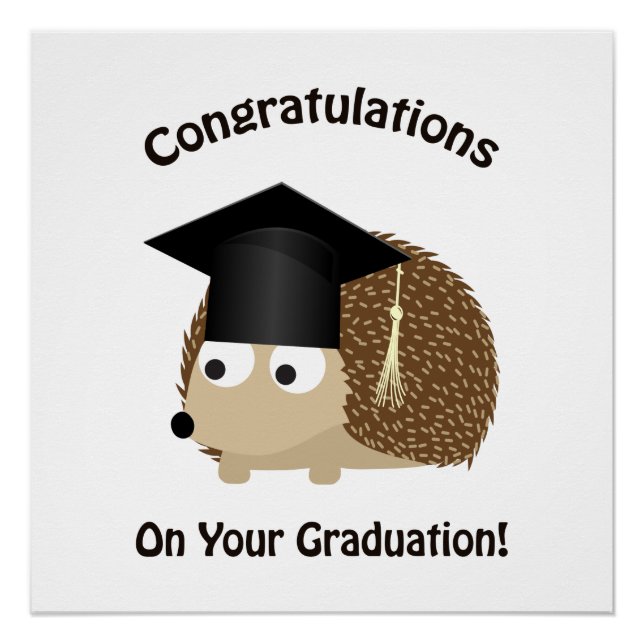 Póster Felicidades por tu título universitario (Anverso)