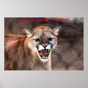 Póster Felicitaciones de Navidad Papá Hunter Gatherer