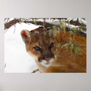 Póster Felicitaciones de Navidad Papá Hunter Gatherer