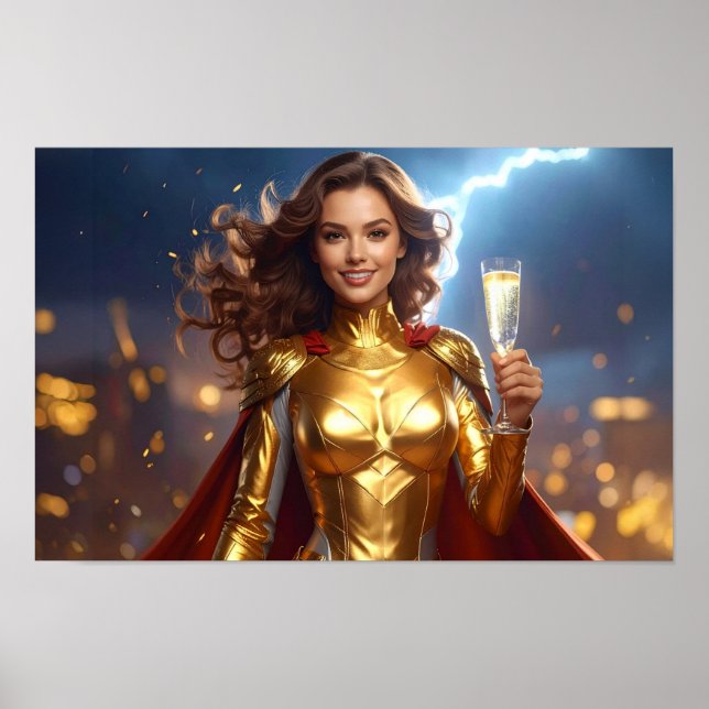 Póster Felicitaciones por cumpleaños o aniversario (Frente)