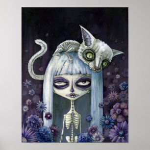 Póster Felina de los muertos