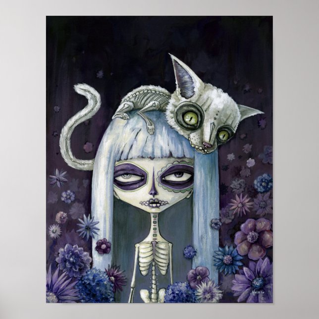 Póster Felina de los muertos (Frente)