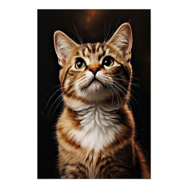Póster Feline Gaze (Anverso)