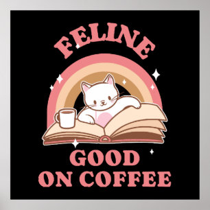 Póster Feline Good en Café
