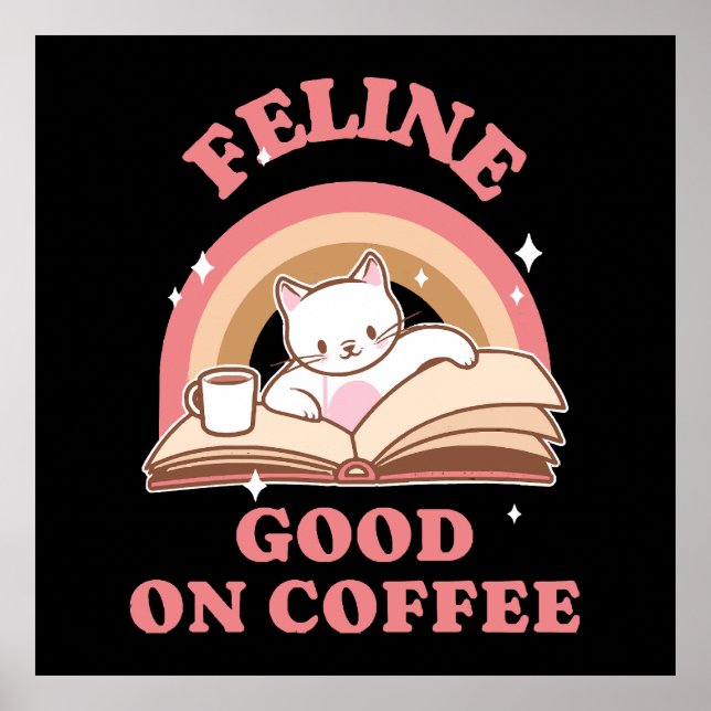 Póster Feline Good en Café (Frente)