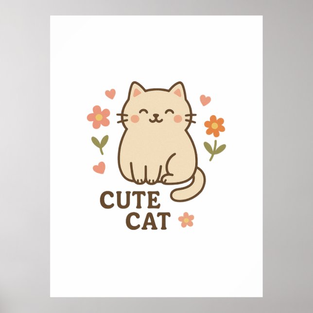 Póster Feline in Bloom (Frente)
