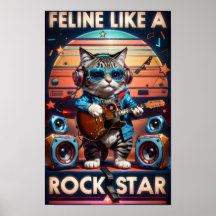 Feline Like Rock Star