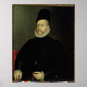 Póster Felipe II de España 1565