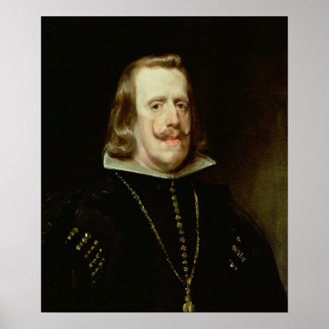 Póster Felipe IV de España, c.1656 (Frente)