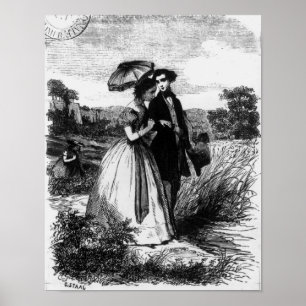 Póster Felix de Vandenesse y Madame de Mortsauf