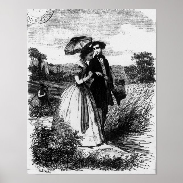 Póster Felix de Vandenesse y Madame de Mortsauf (Frente)