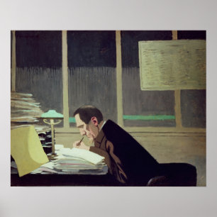 Póster Felix Feneon en la "revista Blanche del La", 1896