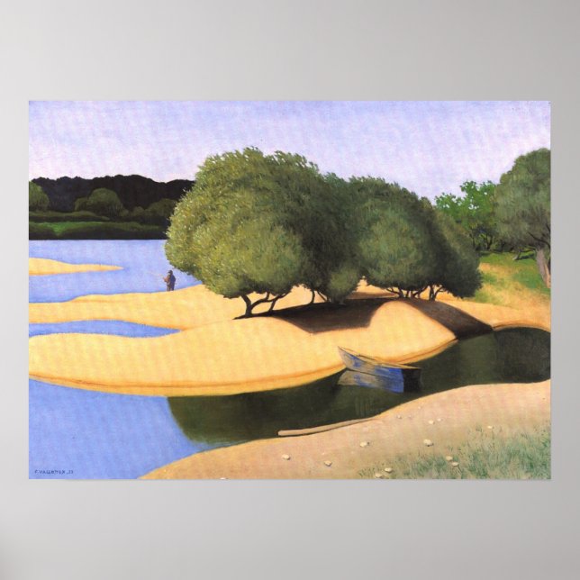 Póster Félix Valloton - Sands al borde del Loira (Frente)