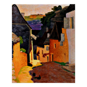 Póster Felix Vallotton - Paisaje Rocamadour