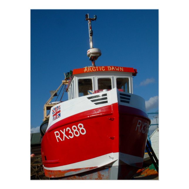 Póster Felixstowe Boat (Anverso)