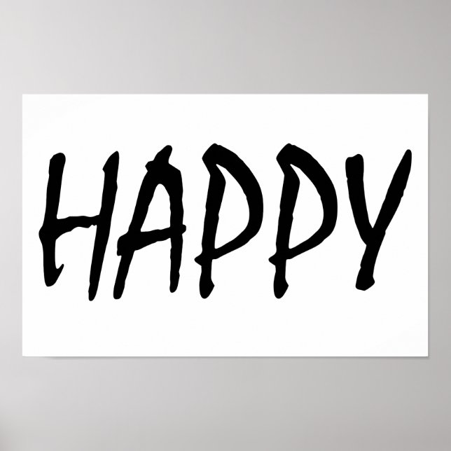 Póster Feliz (Frente)